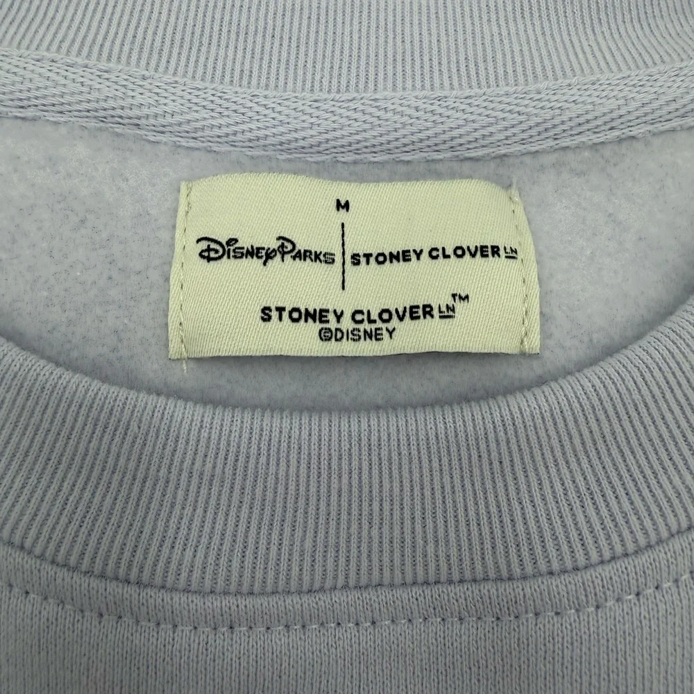 Disney Parks x Stoney Clover Lane Disneyland Sweatshirt Lavender Mickey Mouse - Picture 5 of 5